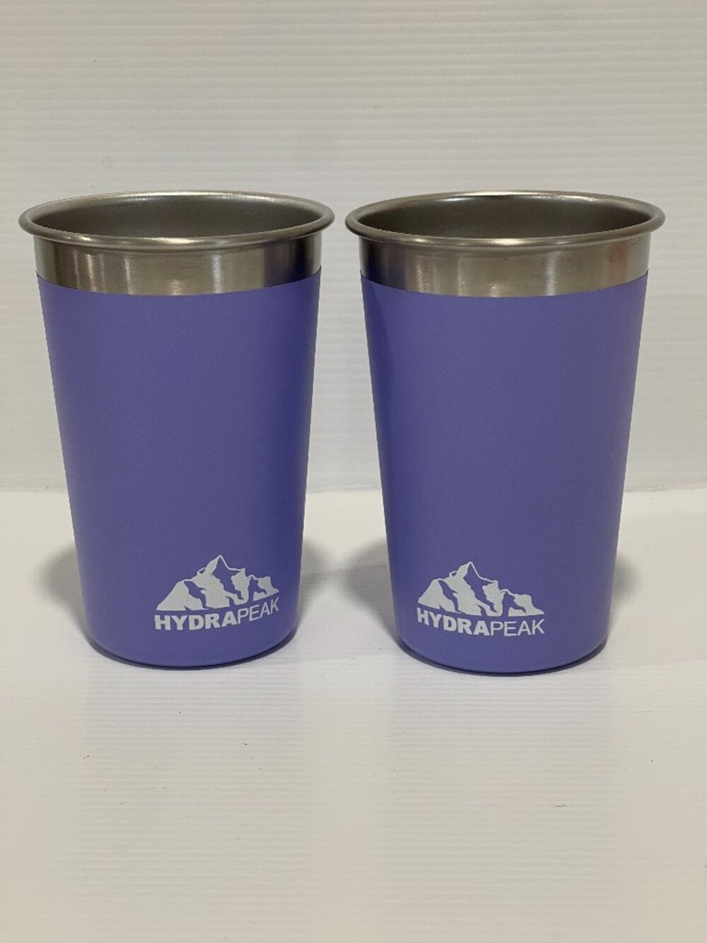 HYDRAPEAK Purple Tumblers Set of 2 Stainless Steel Insulated